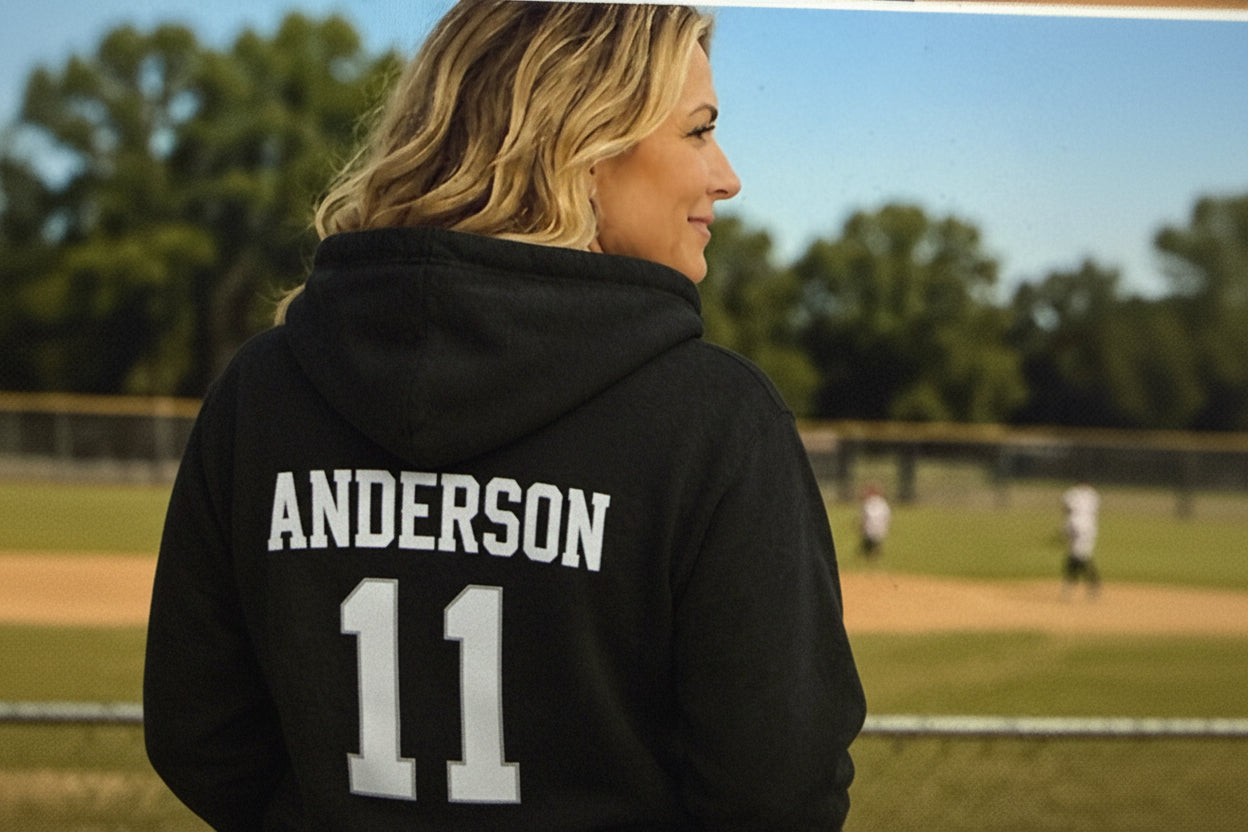 CUSTOM PLAYER HOODIE(order by 8/14 for 8/28 completion)