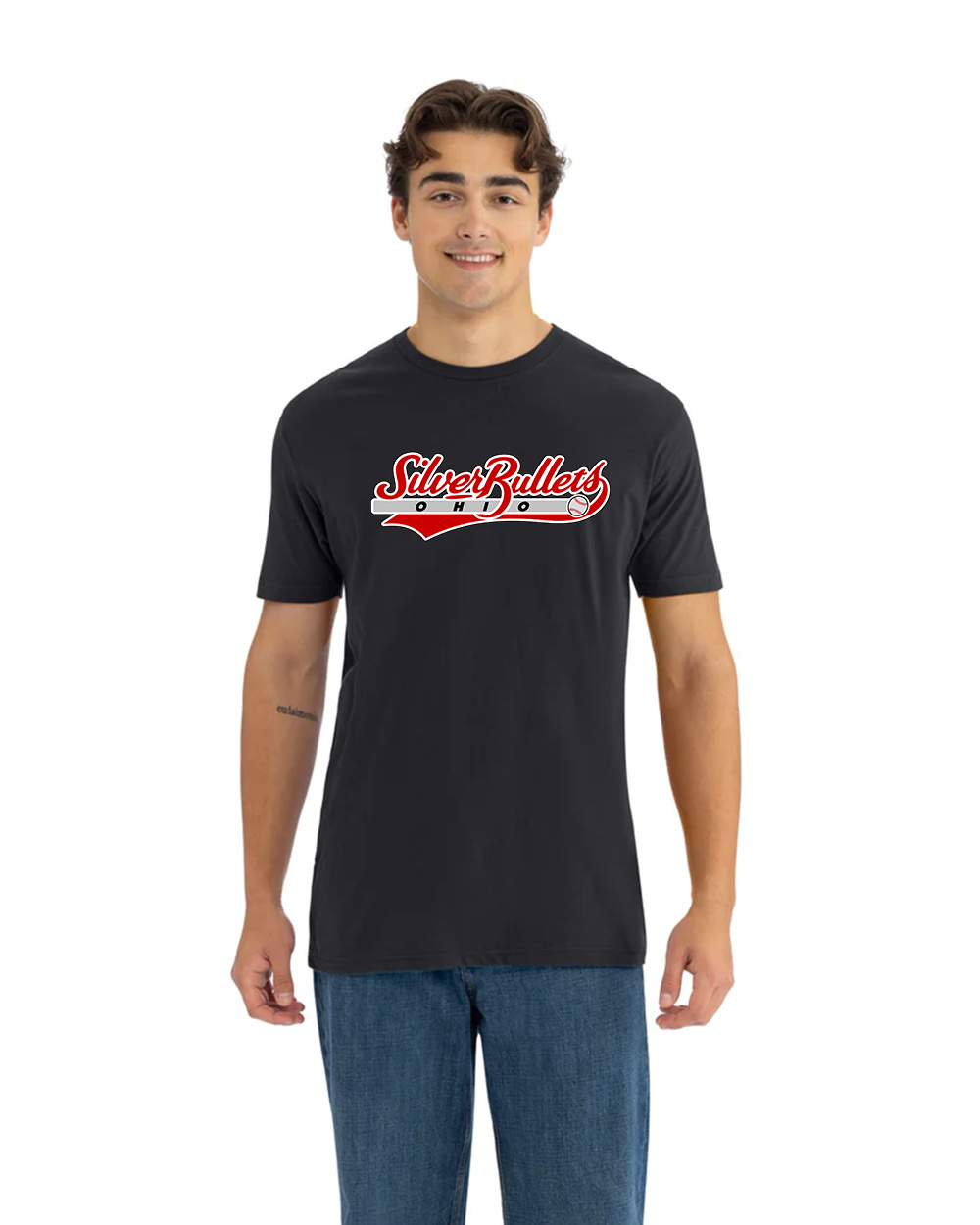 Short sleeve Silver Bullets poly/cotton tee